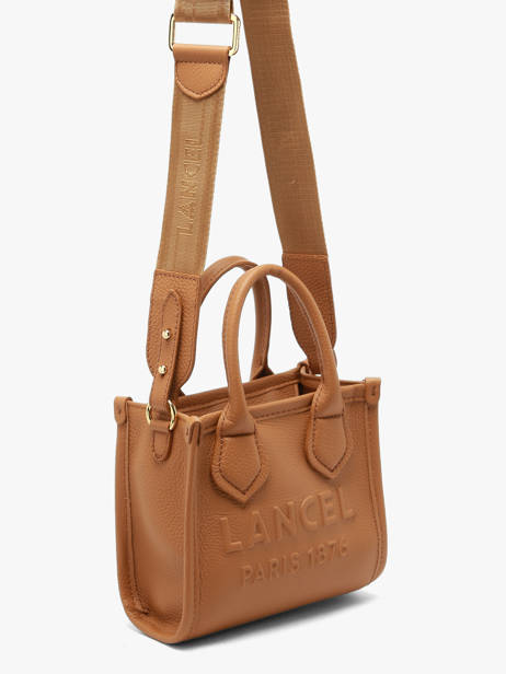Sac Bandoulière Mini Jour Cuir Lancel Marron jour A14078 vue secondaire 2