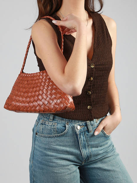 Sac Porté épaule Tresse Miniprix Marron tresse 88302 vue secondaire 1