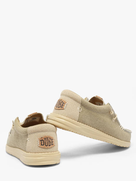 Mocassins Wally Braided Hey dude Gris men 40003 vue secondaire 3
