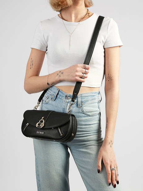 Sac Bandoulière Jessa Polyester Guess Noir jessa BG836220 vue secondaire 1