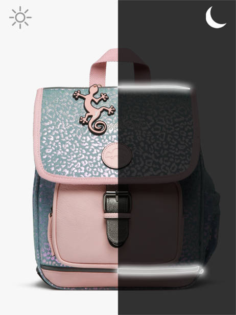 Sac à Dos 1 Compartiment Cameleon Bleu vintage fantasy PBVGSD30 vue secondaire 8