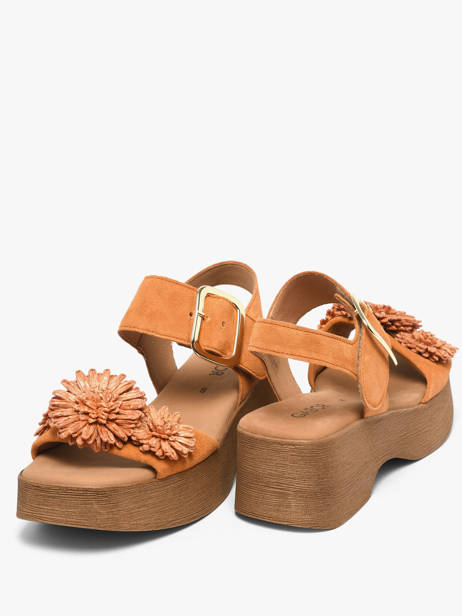 Sandales Plateforme En Cuir Gabor Orange women 11 vue secondaire 2