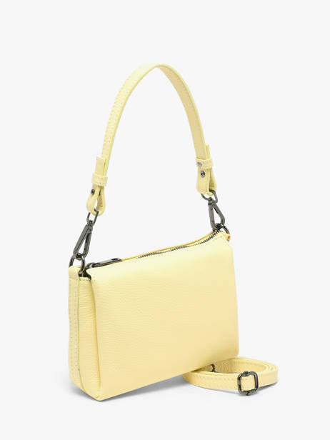 Sac Bandoulière Caviar Cuir Milano Jaune caviar CA25065 vue secondaire 2
