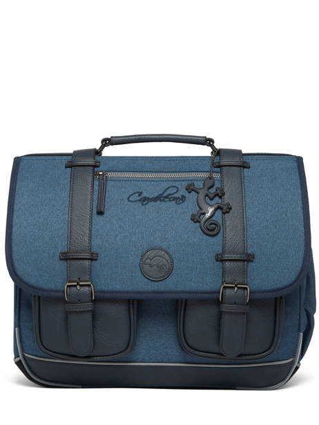 Cartable 3 Compartiments Vintage Color Cameleon Bleu vintage color VIC-CA41 vue secondaire 7