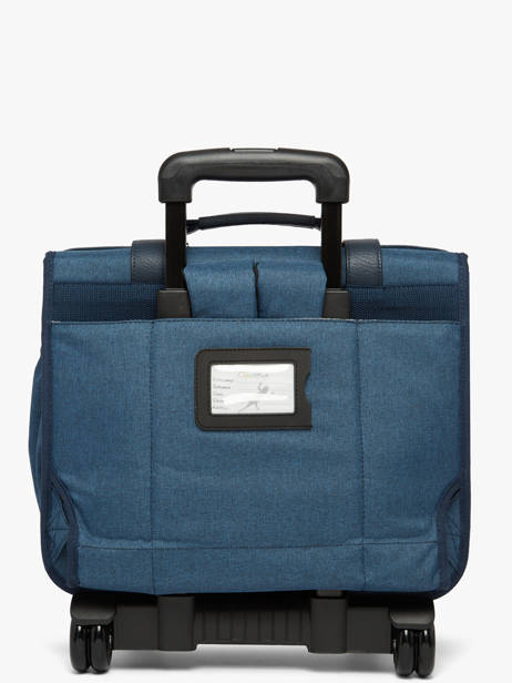 Cartable à Roulettes 2 Compartiments Vintage Color Cameleon Bleu vintage color CR38 vue secondaire 6
