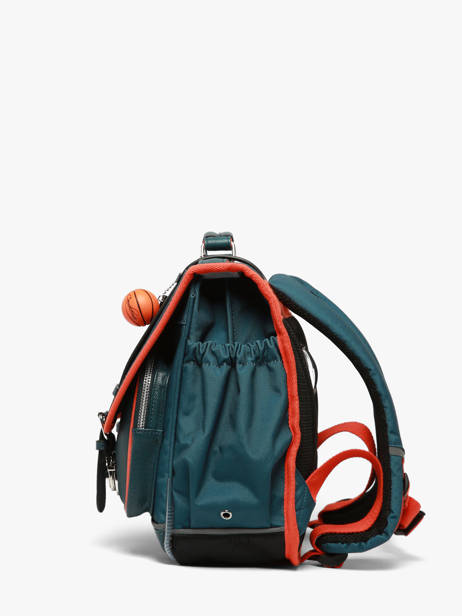 Cartable Enfant 2 Compartiments Vintage Urban Cameleon Bleu vintage urban CA35 vue secondaire 3