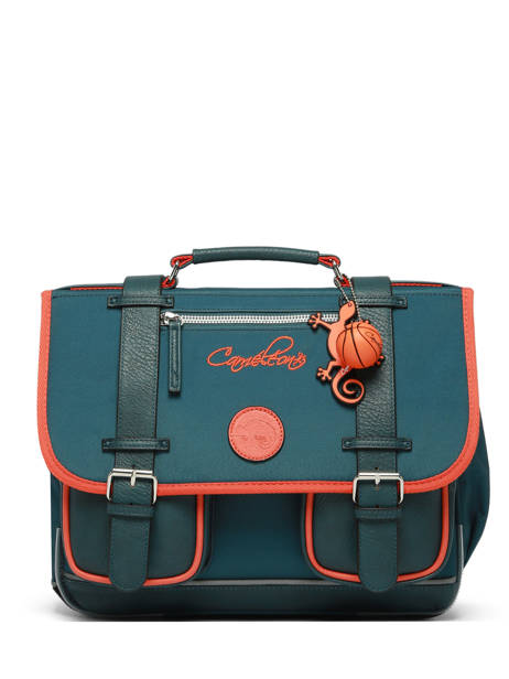 Cartable Enfant 2 Compartiments Vintage Urban Cameleon Bleu vintage urban CA35 vue secondaire 7
