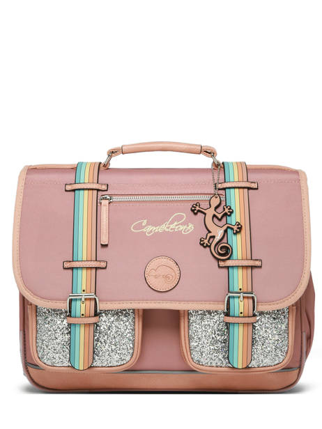 Cartable Enfant 2 Compartiments Vintage Fantasy Cameleon Rose vintage fantasy CA38 vue secondaire 7