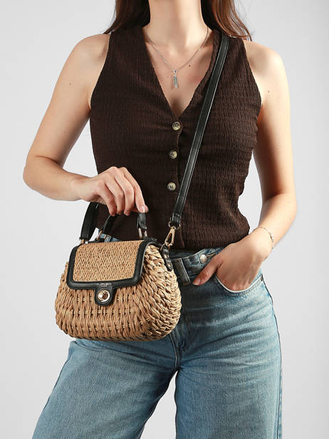 Sac Porté Main St Tropez Paille Miniprix Marron st tropez C1071 vue secondaire 1