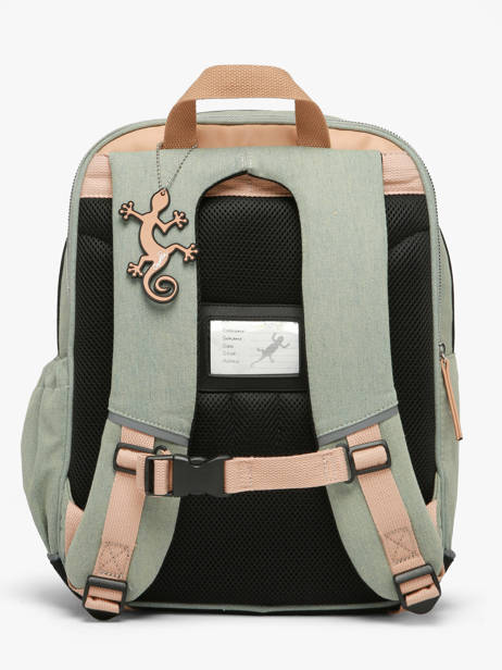 Sac à Dos 2 Compartiments Vintage Fantasy Cameleon Vert vintage fantasy SO40 vue secondaire 5