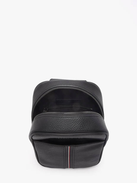 Sac Bandoulière Tommy hilfiger Noir th central AM14170 vue secondaire 2