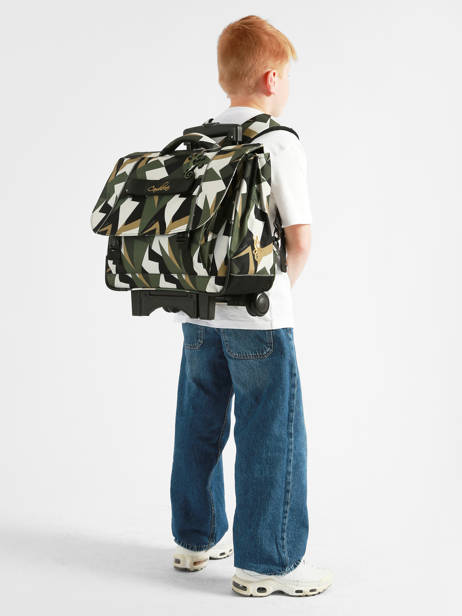 Cartable à Roulettes 3 Compartiments Futur Cameleon Multicolore futur CR41 vue secondaire 2