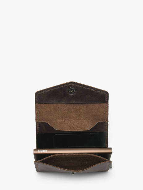 Porte-cartes Vintage Envelope Cuir Secrid Marron vintage EV vue secondaire 1