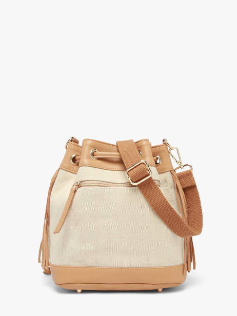 Sac Bandoulière Antibes Coton Les tropeziennes Beige antibes TZ03 vue secondaire 4