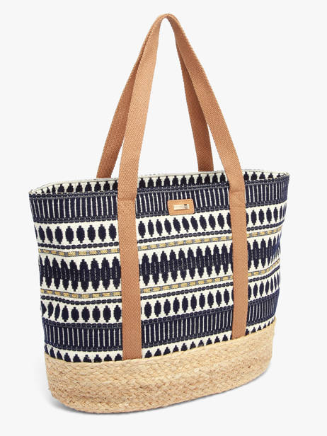 Sac Porté épaule En-vau Coton Les tropeziennes Bleu en-vau TZ02 vue secondaire 2