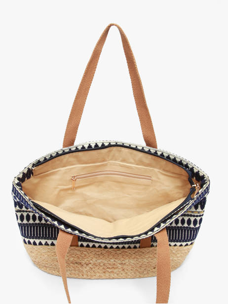 Sac Porté épaule En-vau Coton Les tropeziennes Bleu en-vau TZ02 vue secondaire 3
