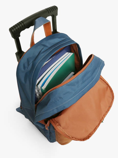 Sac A Dos à Roulettes 2 Compartiments Tann's Bleu les fantaisies g 73128 vue secondaire 3