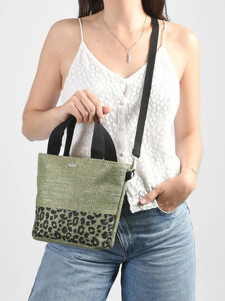 Sac Bandoulière Kailani Papier Les tropeziennes Jaune kailani TZ03 vue secondaire 1