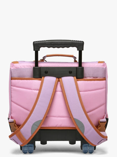 Cartable à Roulettes 2 Compartiments Tann's Violet les fantaisies f 42195 vue secondaire 4