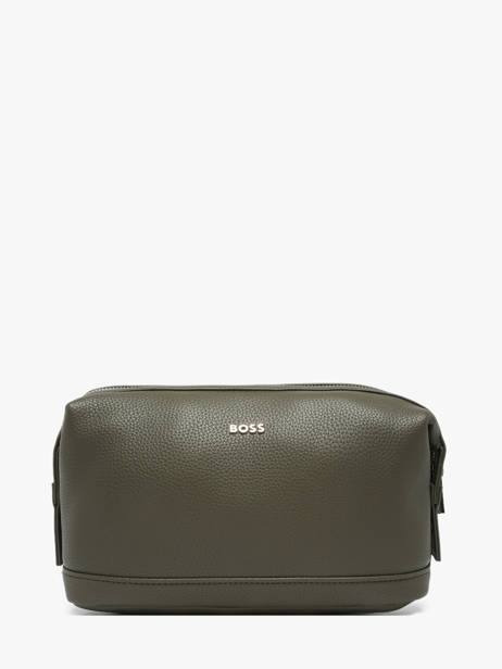 Trousse De Toilette Hugo boss Vert grained HTC518T