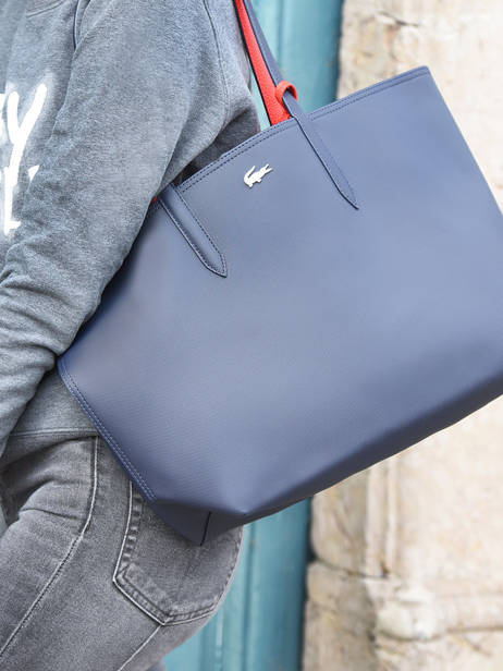 Sac Cabas Anna Reversible Lacoste Noir anna 18SAXPG6 vue secondaire 4