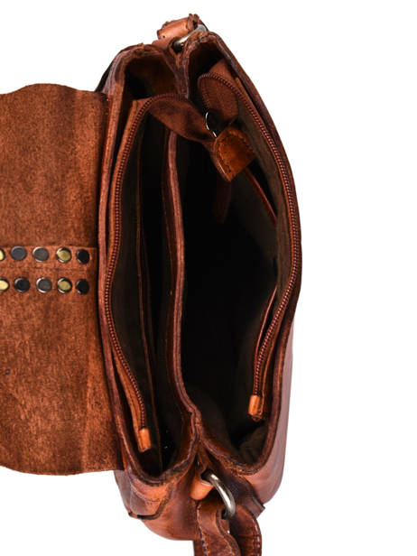 Sac Bandoulière Heritage Cuir Biba Marron heritage HAK2L vue secondaire 4
