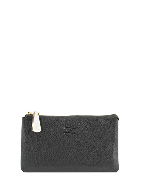 Portefeuille Caviar Cuir Crinkles Gris caviar 14196
