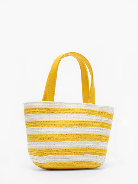 Sac Porté Main Le voyage en panier Jaune kids PM374 vue secondaire 3